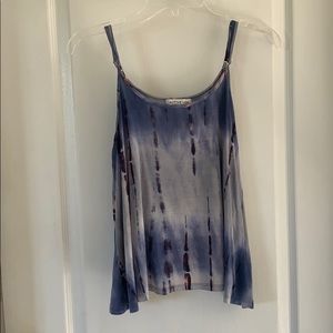 Blue Tye dye tank